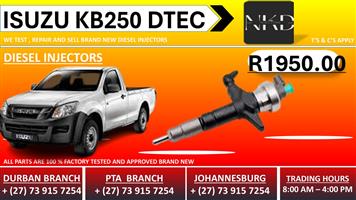 Isuzu KB250 DTEC Diesel Injectors 