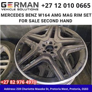 mercedes benz w164 amg mag rim set for sale second hand