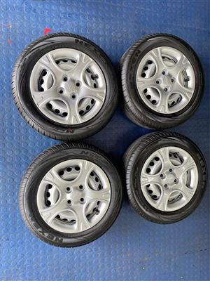 14 INCH KIA PICANTO DESIGN RIM SET  WITH TYRES