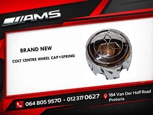 NEW MITSUBISHI COLT WHEEL HUB CAP + SPRING 