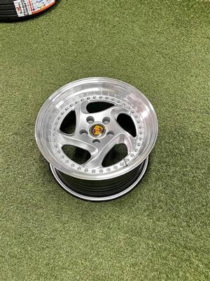 15 INCH PORSCHE TEIST DESIGN RIM SET