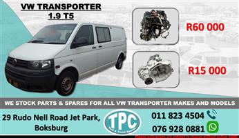 We Stock All Parts and Spares for VW Transporter 1.9 T5 