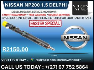Nissan NP200 1.5L Diesel Injectors on recondition