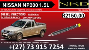 Nissan Np200 1.5L Fuel Injectors Diesel 