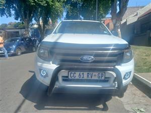 2014 Ford Ranger Extra Cab With Canopy 2.2 Diesel Manual 4x4 6 speeds White 94000kms
