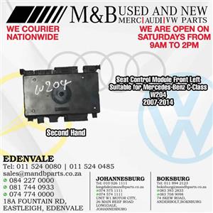 Seat Control Module Front Left (Second Hand)  Suitable for Mercedes-Benz C-Class W204  2007-2014