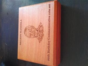 NELSON MANDELA 90TH BIRTHDAY COMMEMORATIVE COIN COLLECTION for sale  Meyerton