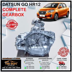 DATSUN GO HR12 COMPLETE GEARBOX