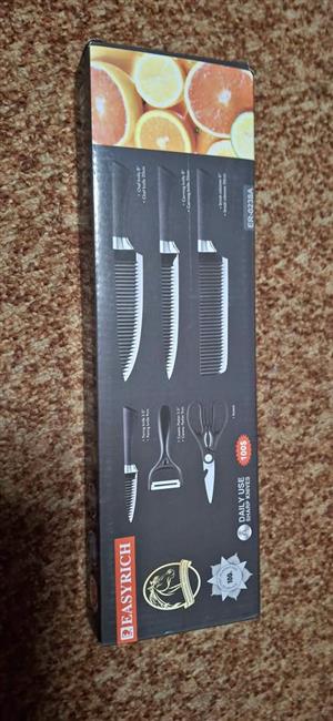 Brand New 6 Piece Kitchen Knife Sets