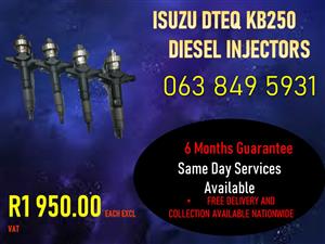 ISUZU DTEQ KB250 DIESEL INJECTORS 