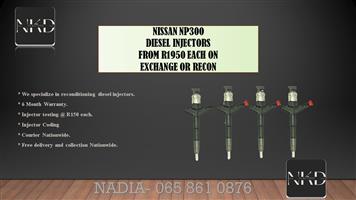 NISSAN NP300 DIESEL INJECTRS FOR SSLE WE TEST AND SUPPLY PROOF 