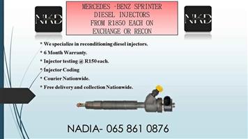 Mercedes Sprinter diesel injectors for sale