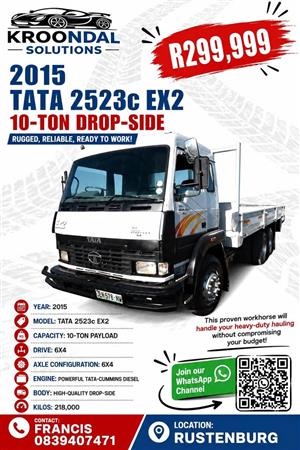 2015 Tata 2523C EX2 10 ton drop-side
