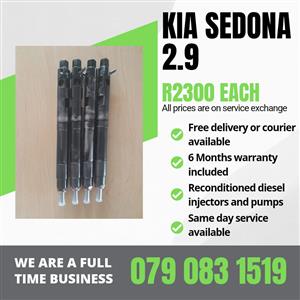 KIA SEDONA 2.9 INJECTORS FOR SALE WITH WARRANTY 
