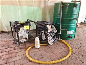 Petrol chemical motorised pump