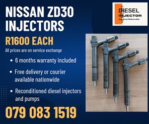 NISSAN ZD30 INJECTORS FOR SALE WITH WARRANTY INCLUDED 