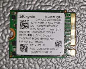 256 Gig NVMe Hard Drive Used