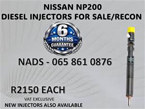 NISSAN NP200 DIESEL INJECTORS FOR SALE / RECON WITH WARRANTY PRETORIA