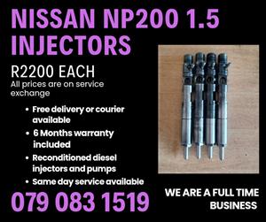 NISSAN NP200 1.5 INJECTORS FOR SALE 