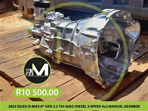 2023 ISUZU D-MAX 6th GEN 2.5 TDi (4JA1) DIESEL 5-SPEED 4x2 MANUAL GEARBOX