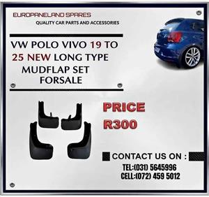 VW Polo Vivo 2019–2026 Brand New Mudflaps Set (Long Type) Forsale