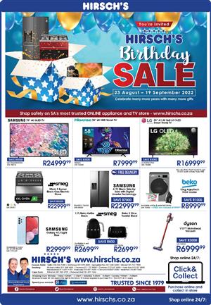 Hirsch's Birthday Sale 