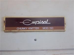 VINTAGE EMPISAL CHUNKY KNITTER MOD.150 KNITTING MACHINE FOR SALE