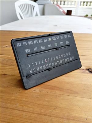 Vintage Perpetual Desk Calendar