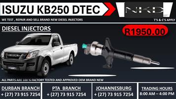 Isuzu KB250 DTEC Diesel Injectors 