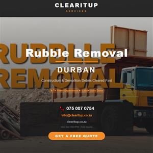    	 Rubble Removal in Durban 