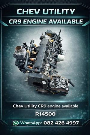 Chevrolet utility cr9 engine