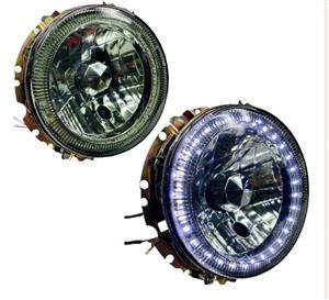 VW Citi Golf Smoked LED Lights  H/L OUTTER SMOKE 1200 set  VW Citi GOLF  LED OUTTER Smoked