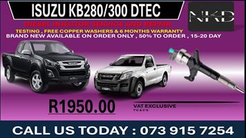 Isuzu KB280/300 DTEC Diesel Fuel Injectors 