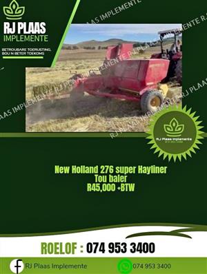 New Holland 276 Tou baler