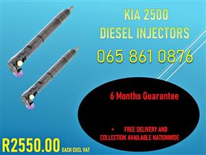 KIA 2500 DIESEL INJECTORS FOR SALE OR RECON ORIGINALS