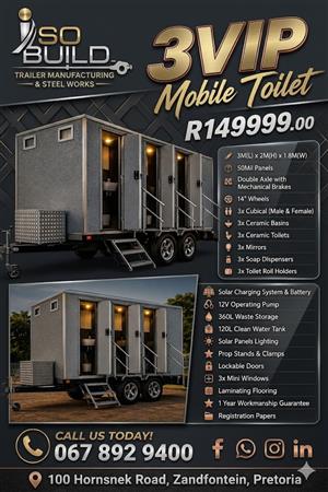 4 Shower trailer for sale