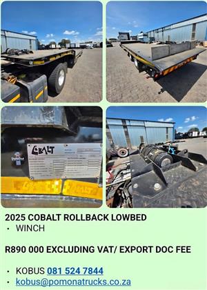 2025 COBALT ROLLBACK LOWBED