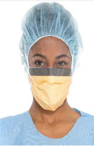 Halyard FLUIDSHIELD* Level 3 Fog-Free Surgical Mask Wrap Around Visor