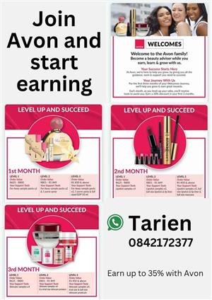 Join Avon today and start earning