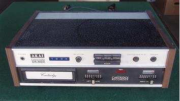 Vintage Akai CR-800 -  8 Track Stereo Tape Cartridge Recorder Player