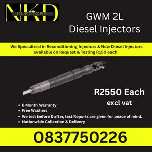 GWM 2L Diesel Injectors for sale
