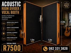 Acoustic Vocal Panels room divider studio