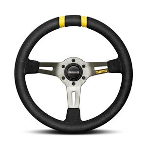Momo VRDRIFT33BLKR Drifting Suede 330mm Sport Steering Wheel