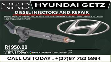 Hyundai Getz Diesel Injectors on Recondition