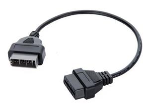 40cm OBD Cable for Nissan 14 Pin Male to 16 Pin Female OBD2