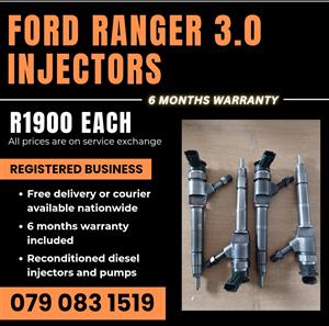 FORD RANGER 3.0 INJECTORS FOR SALE WITH WARRANTY INCLUDED 