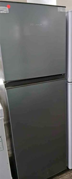 Hisense 2 door grey fridge