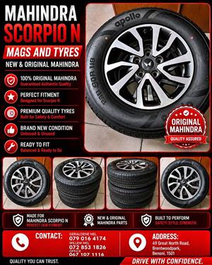 Mahindra Scorpio N Mags And Tyres (NEW)