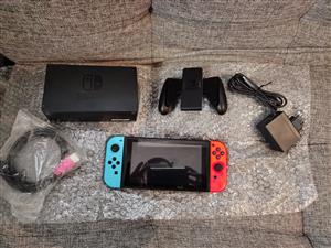 Nintendo switch still brand new Neon And Red used a few times console