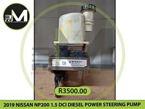 2019 NISSAN NP200 1.5 DCI DIESEL POWER STEERING PUMP  MV0481